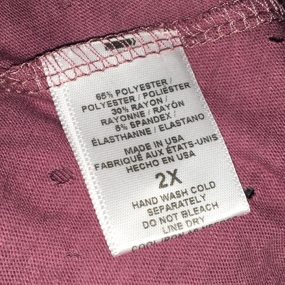 Hiatus Nordstrom Distressed Crew Tank Top Tee 2X - Picture 9 of 9